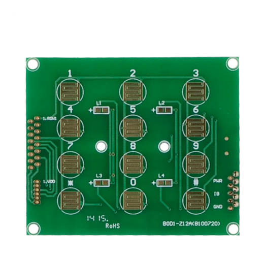 2層 ENIG PCB板，用于酒店數(shù)字鎖